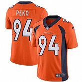 Nike Denver Broncos #94 Domata Peko Orange Team Color NFL Vapor Untouchable Limited Jersey,baseball caps,new era cap wholesale,wholesale hats